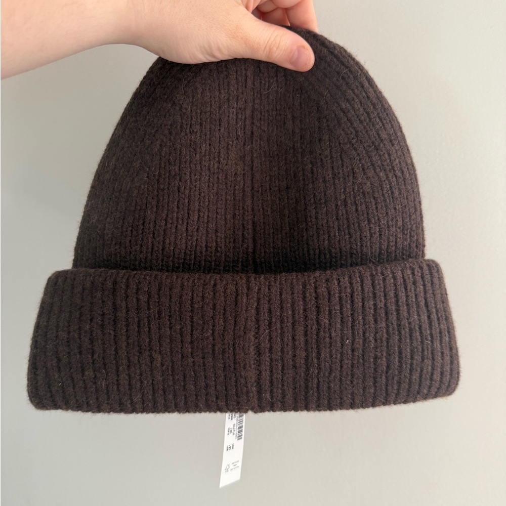 NWT Chocolate Brown Wool Blend Madewell Beanie